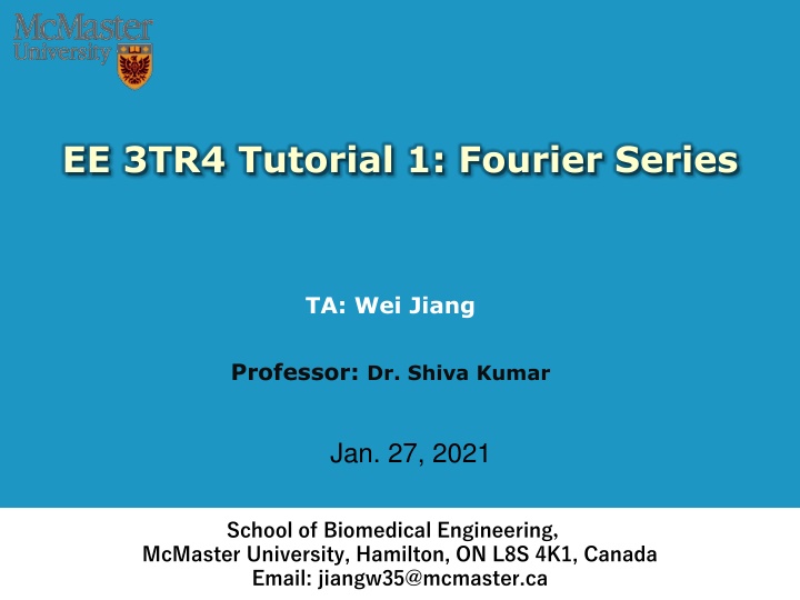 ee 3tr4 tutorial 1 fourier series