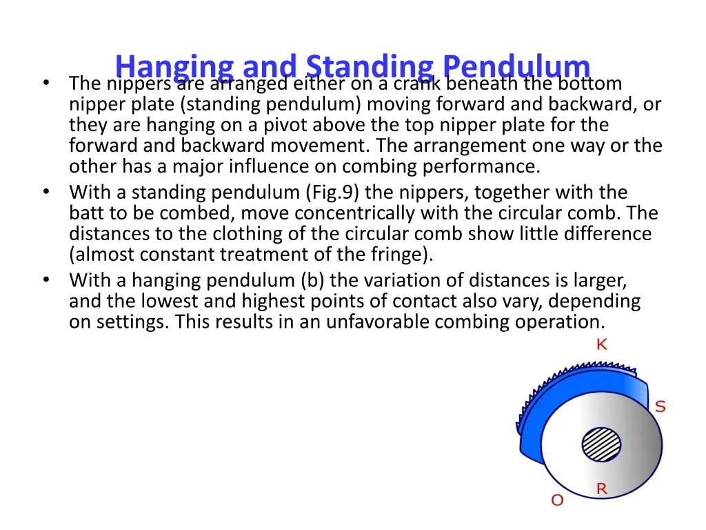 hanging and standing pendulum the nippers