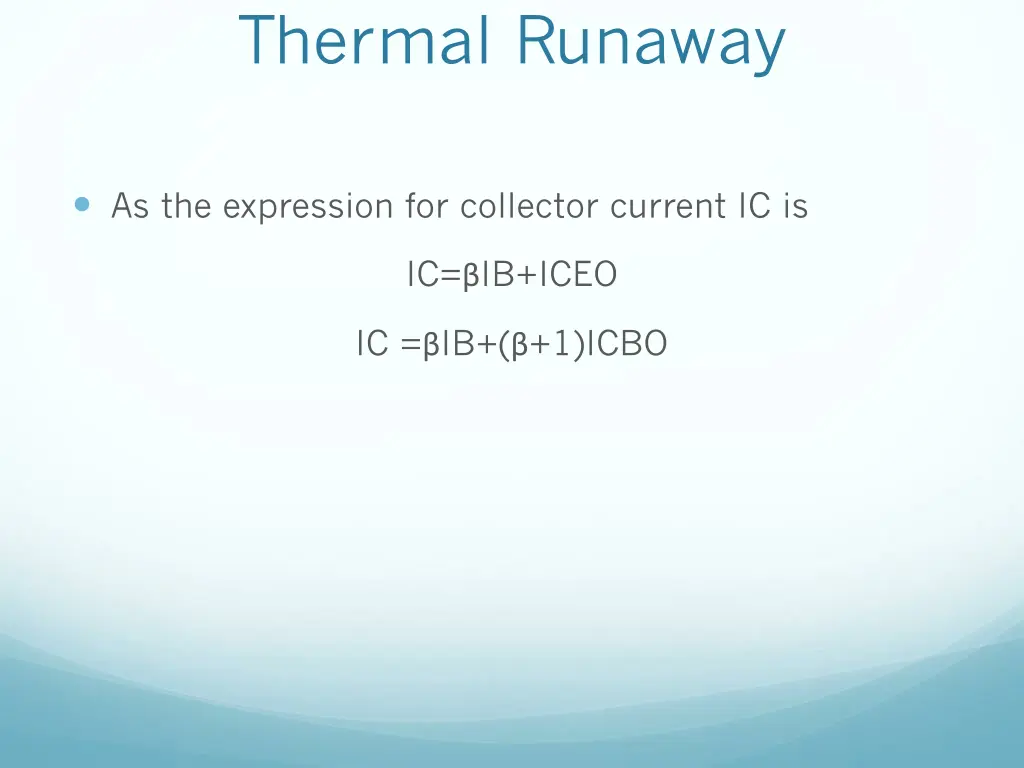 thermal runaway