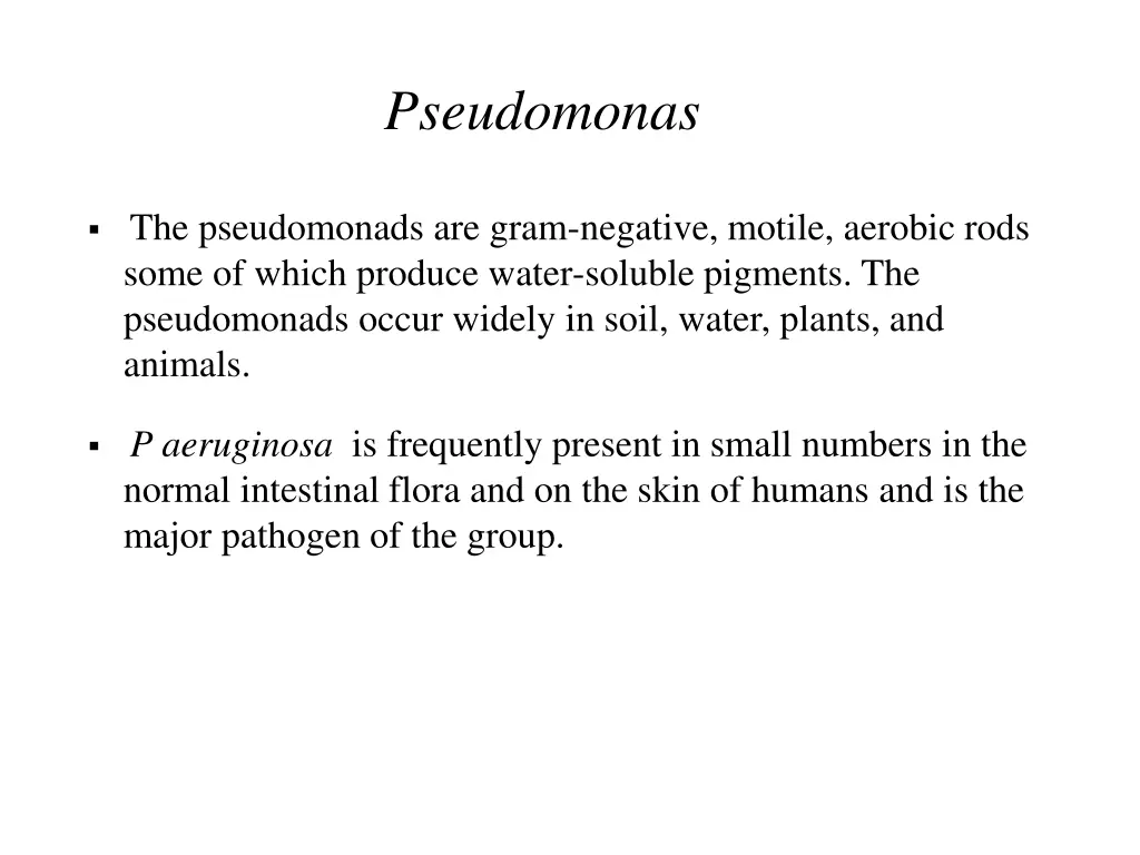 pseudomonas 1