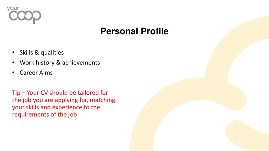 personal profile