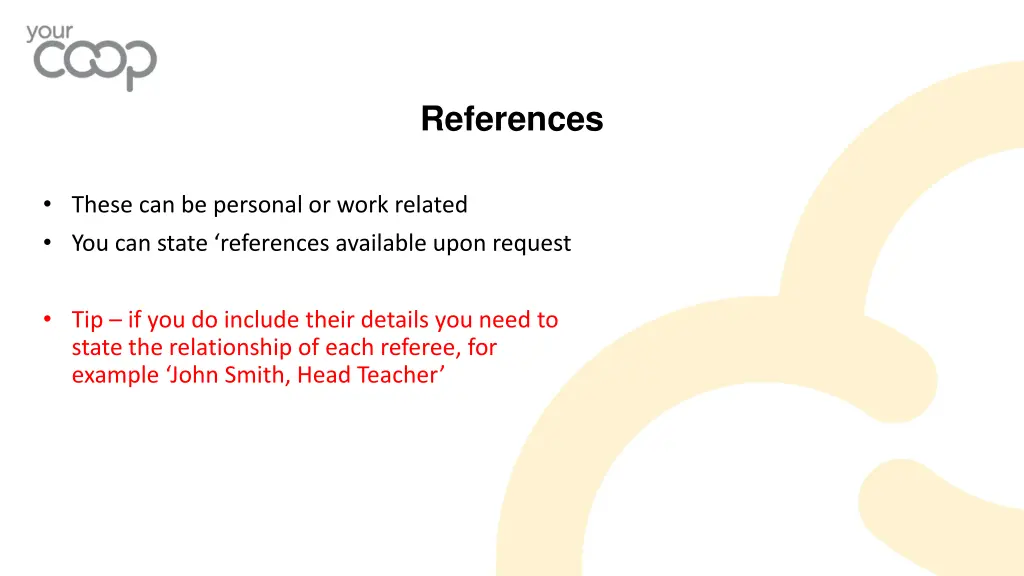 references