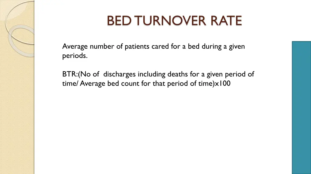 bed turnover rate