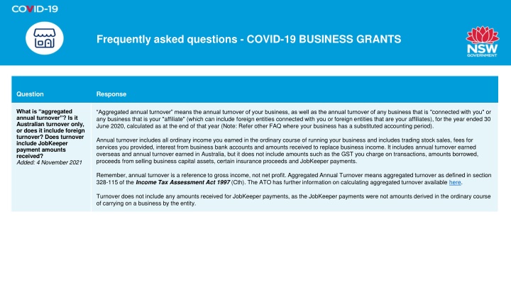 frequently asked questions covid 19 business