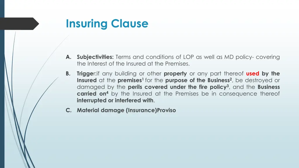 insuring clause