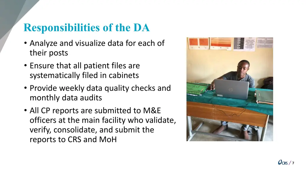 responsibilities of the da