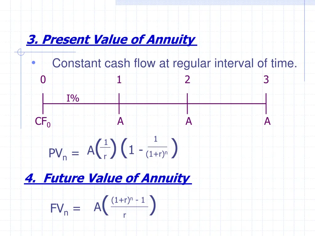 3 present value of annuity