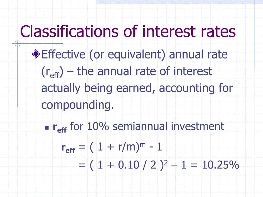 classifications of interest rates 1