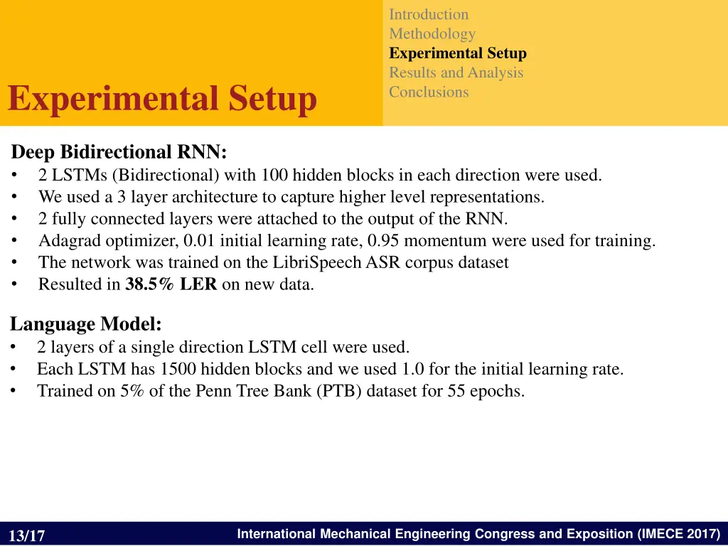 introduction methodology experimental setup 10