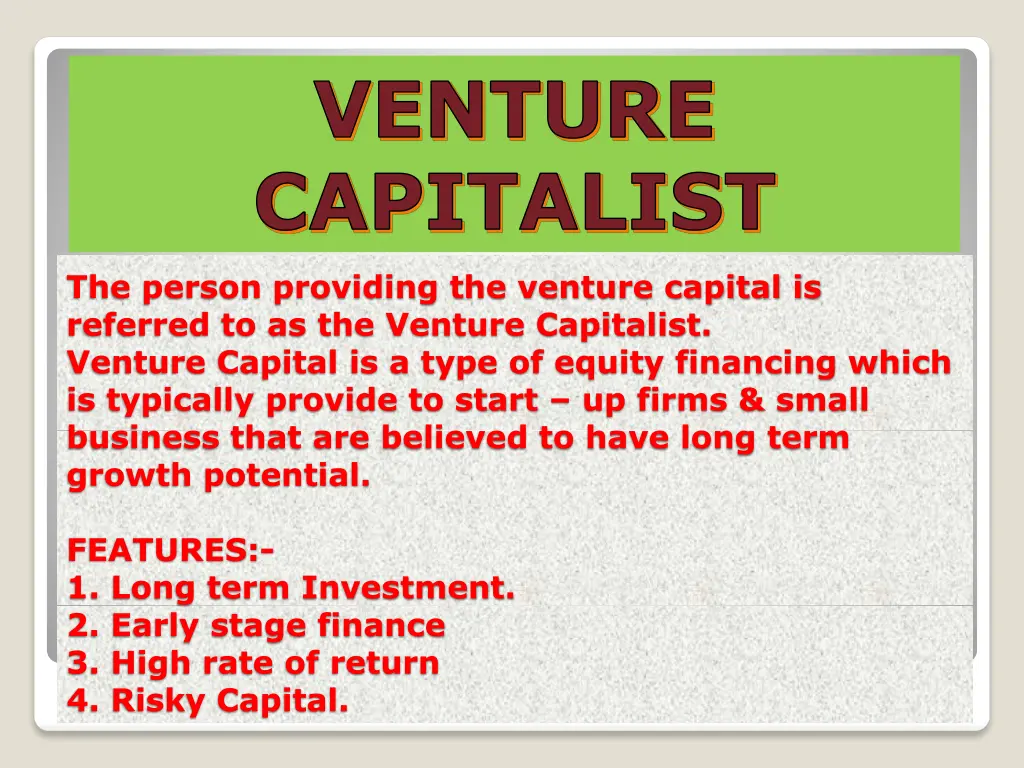 venture capitalist