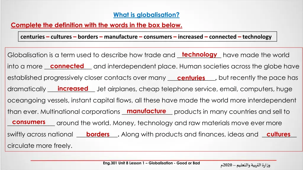 what is globalisation