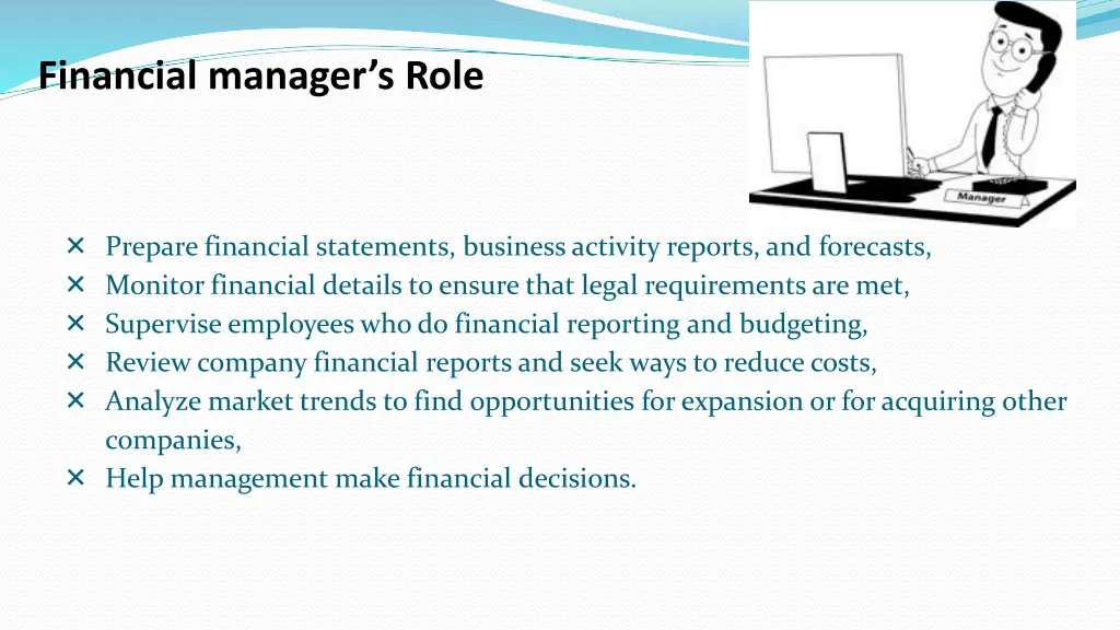 financial manager s role 1