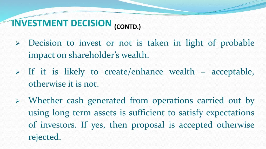 investment decision contd 1