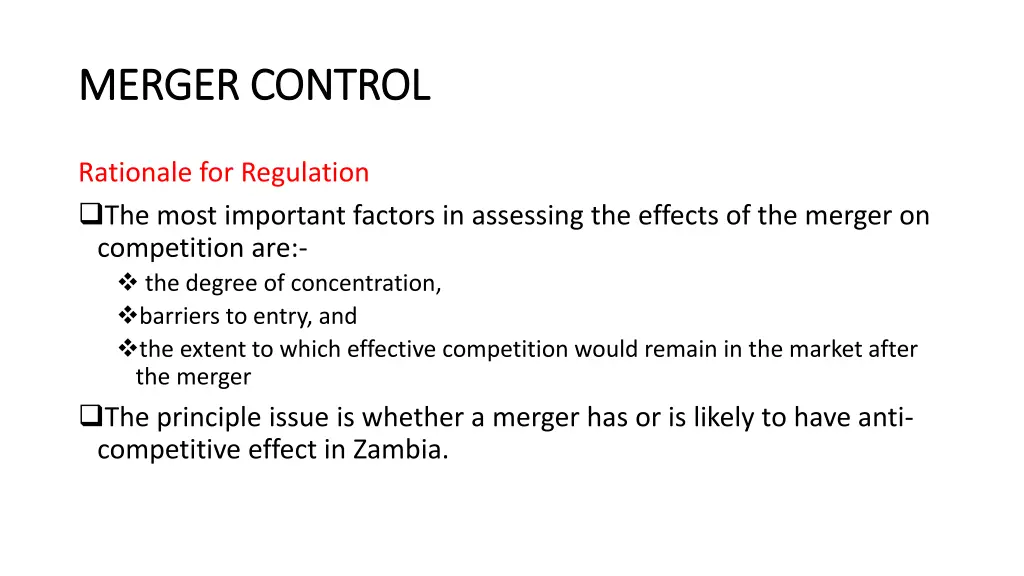 merger control merger control 3