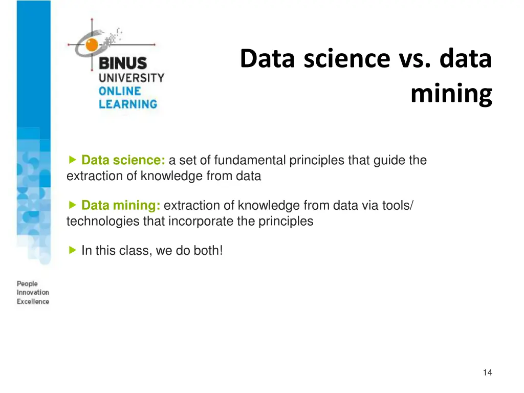 data science vs data