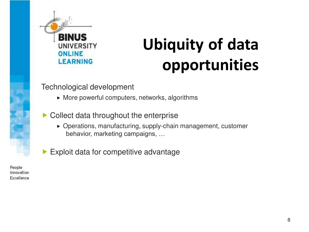 ubiquity of data opportunities