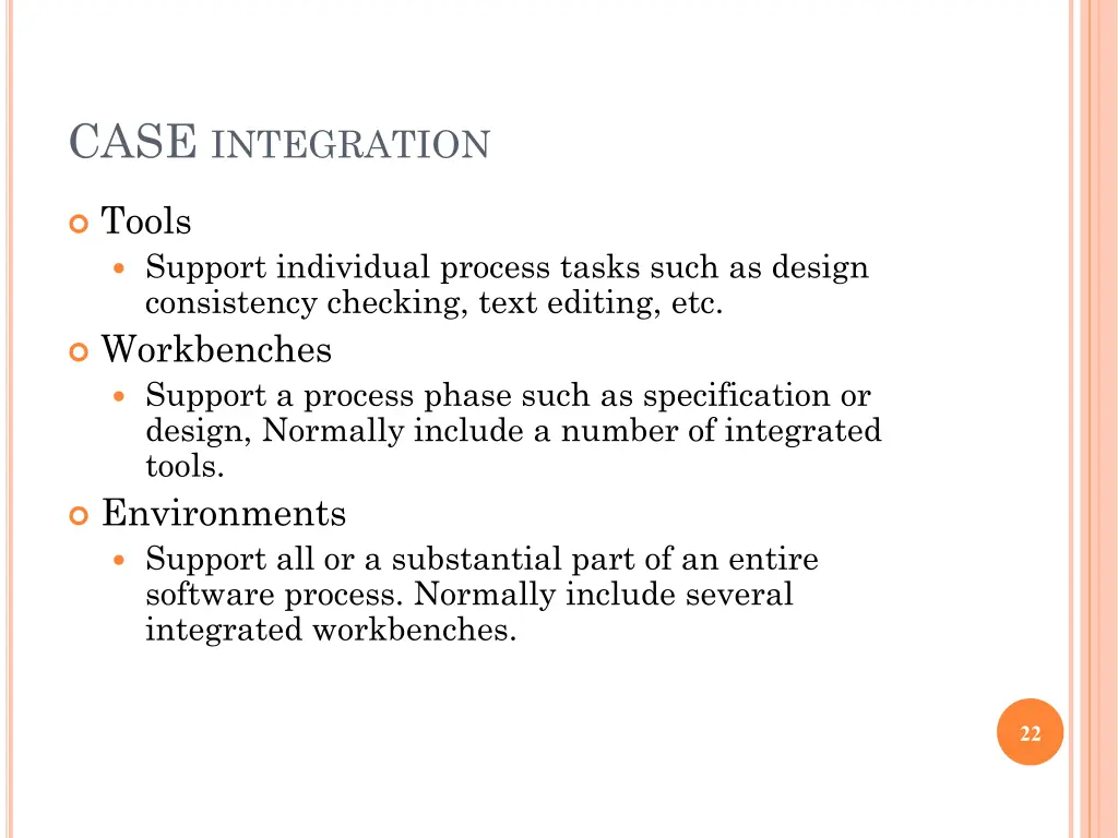 case integration