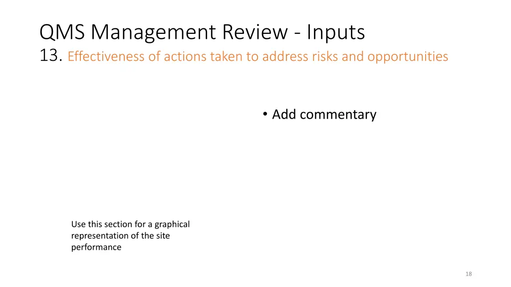 qms management review inputs 13 effectiveness