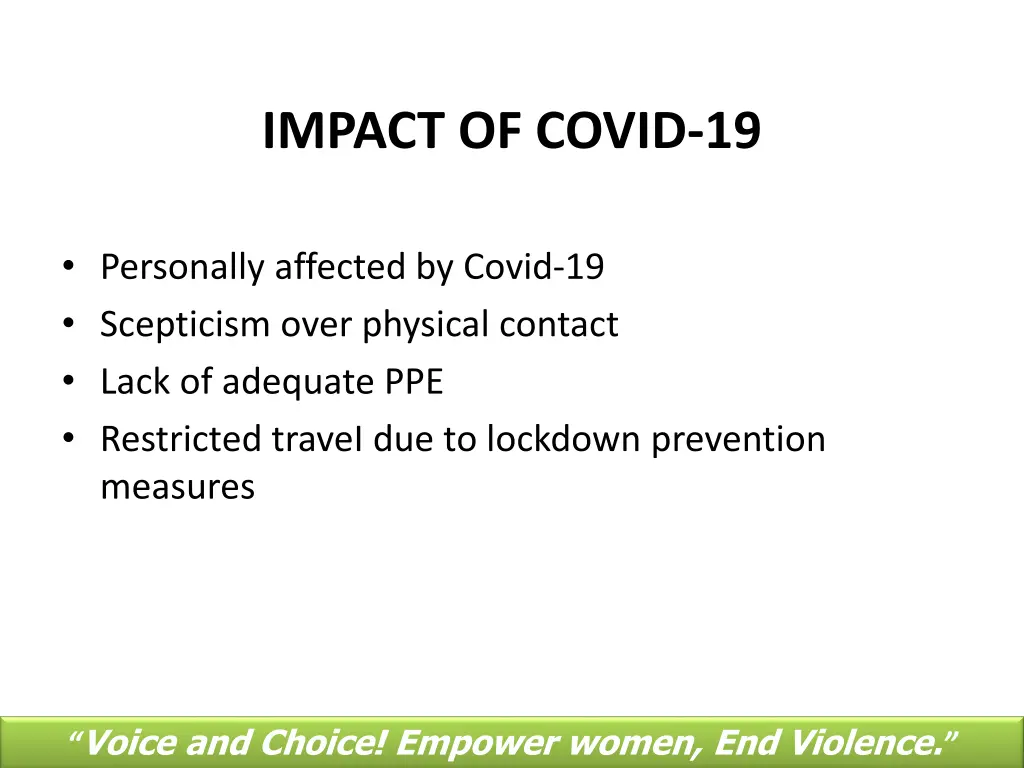 impact of covid 19