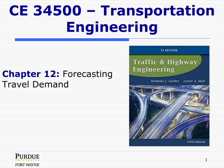 ce 34500 transportation engineering