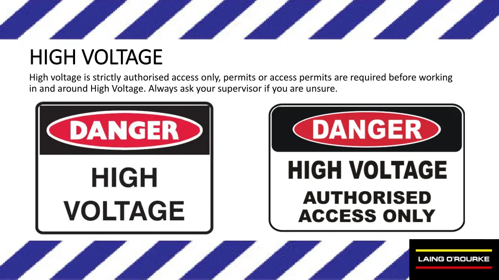 high voltage high voltage high voltage