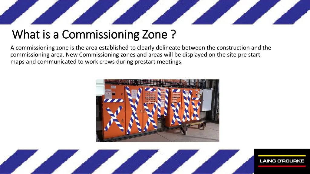 what is a commissioning zone what