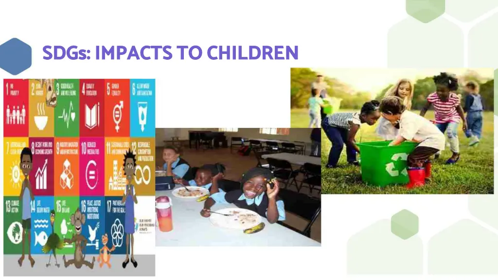 sdgs impacts to children sdgs impacts to children