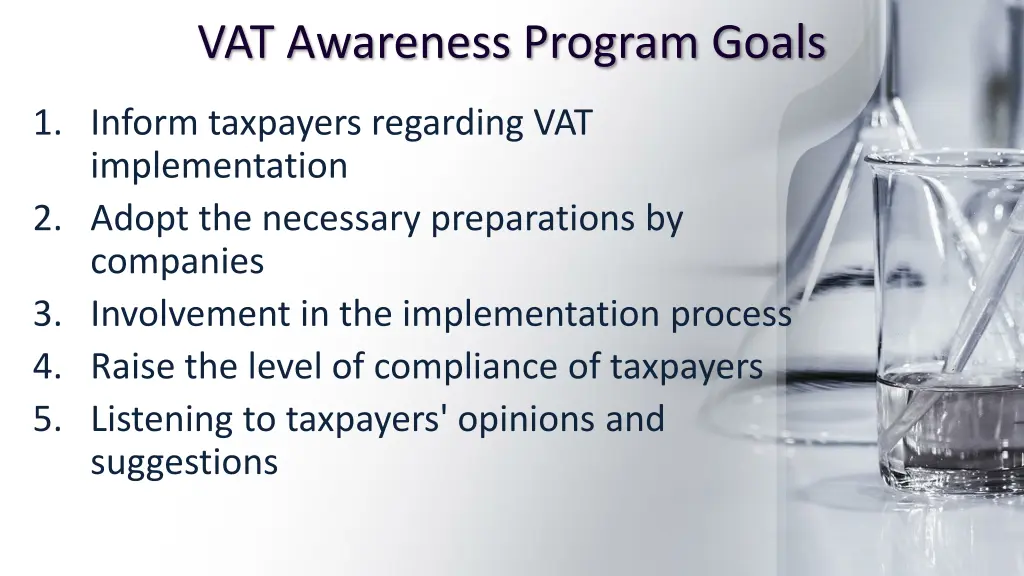 vat awareness program goals