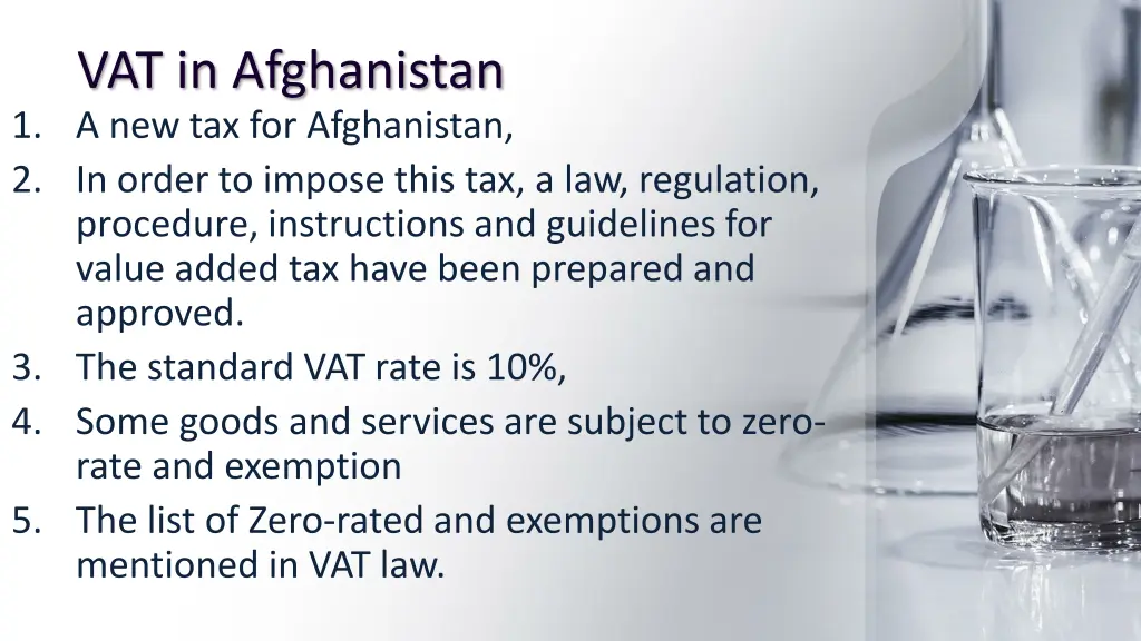 vat in afghanistan 1 a new tax for afghanistan