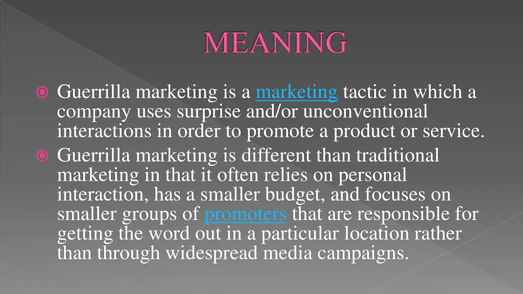 meaning