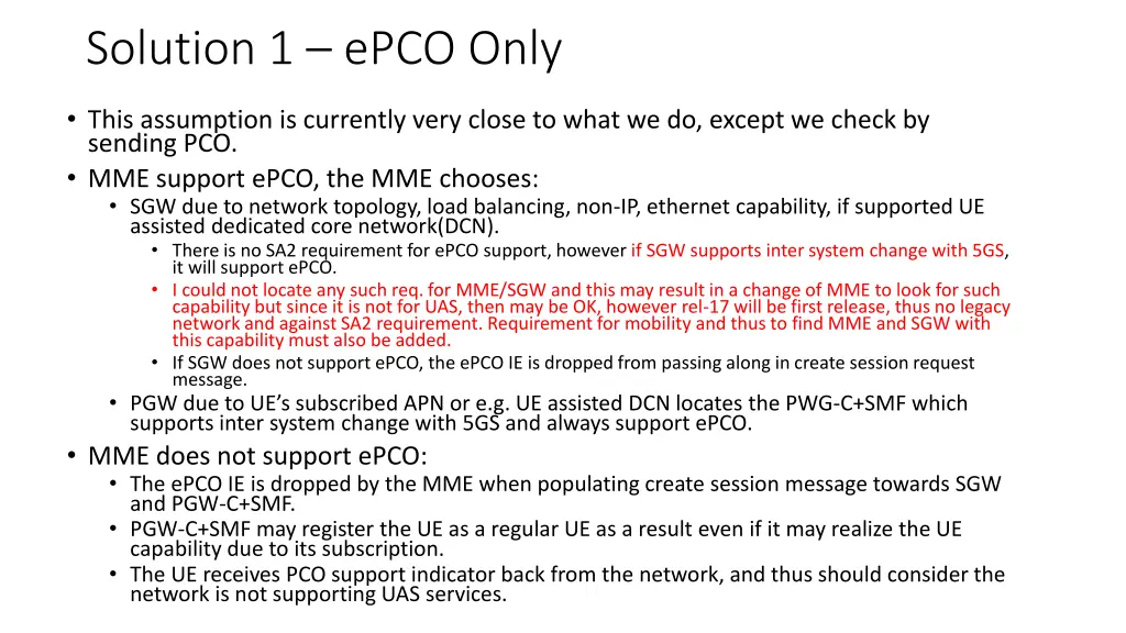 solution 1 epco only