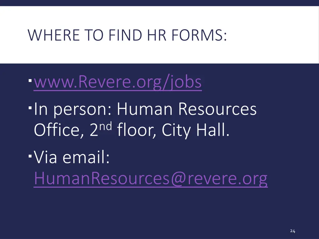 where to find hr forms