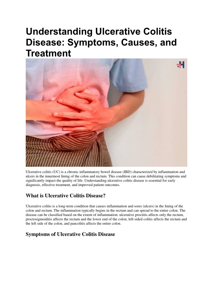 understanding ulcerative colitis disease symptoms