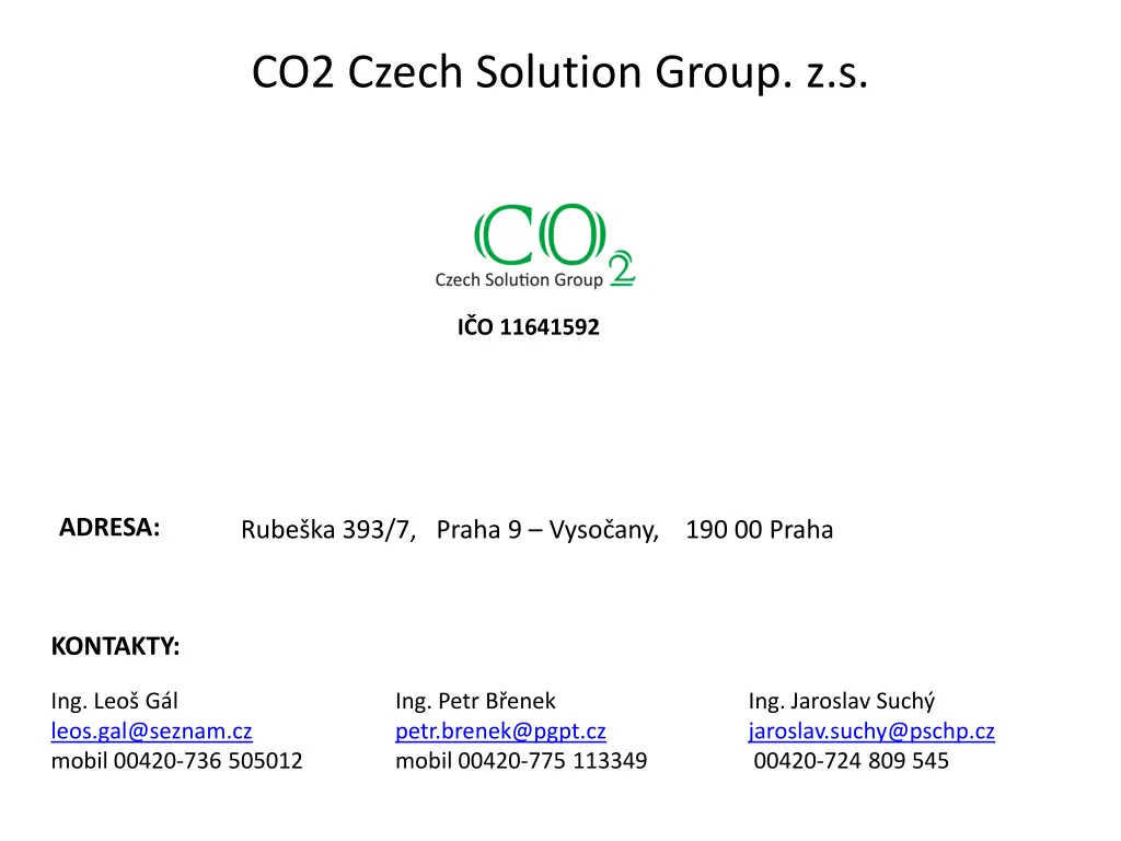 co2 czech solution group z s