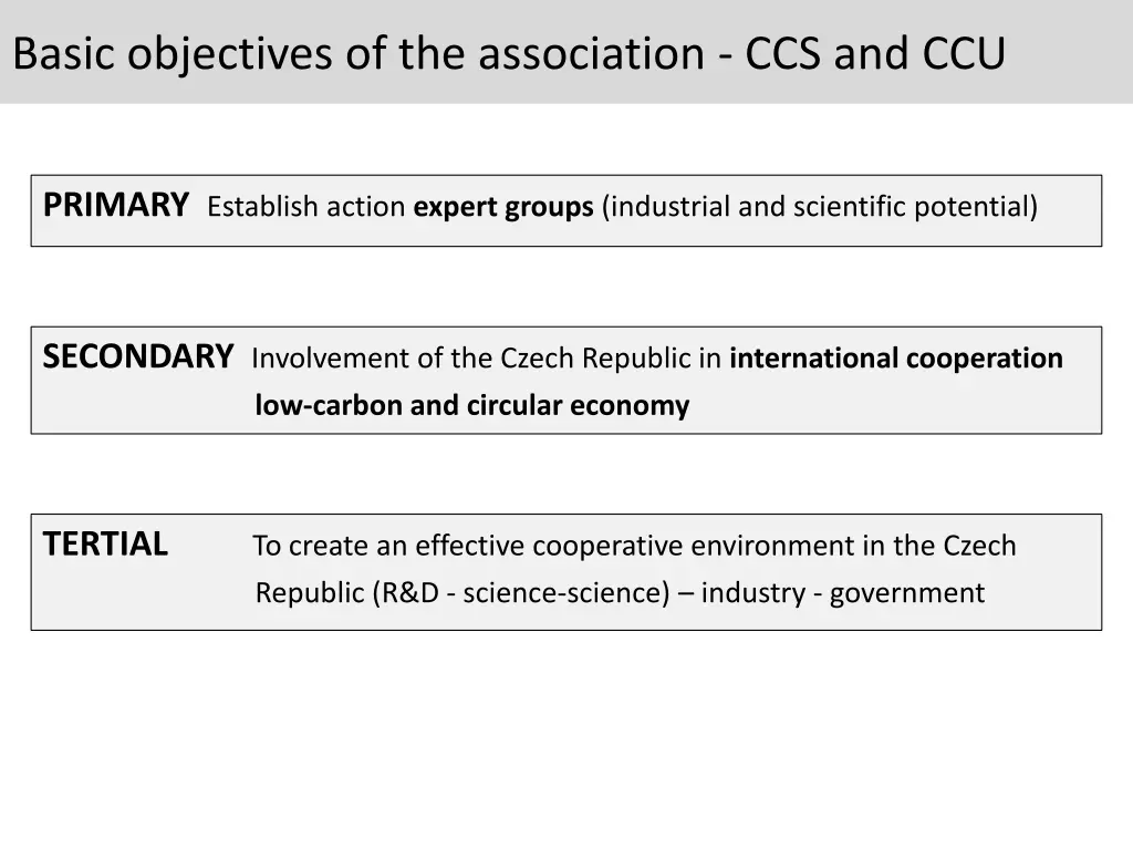 primary establish action expert groups industrial