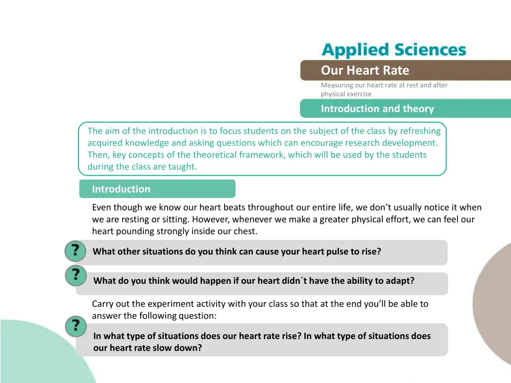 our heart rate measuring our heart rate at rest 1