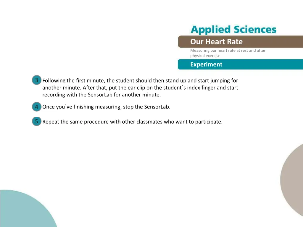 our heart rate measuring our heart rate at rest 10