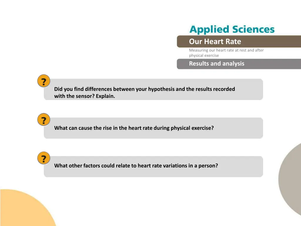 our heart rate measuring our heart rate at rest 12