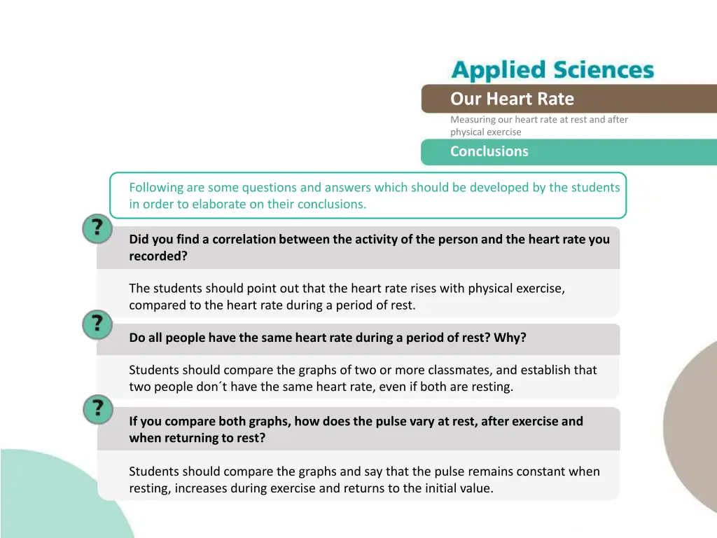 our heart rate measuring our heart rate at rest 15