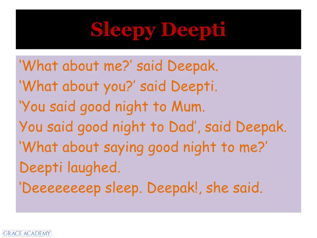 sleepy deepti 2