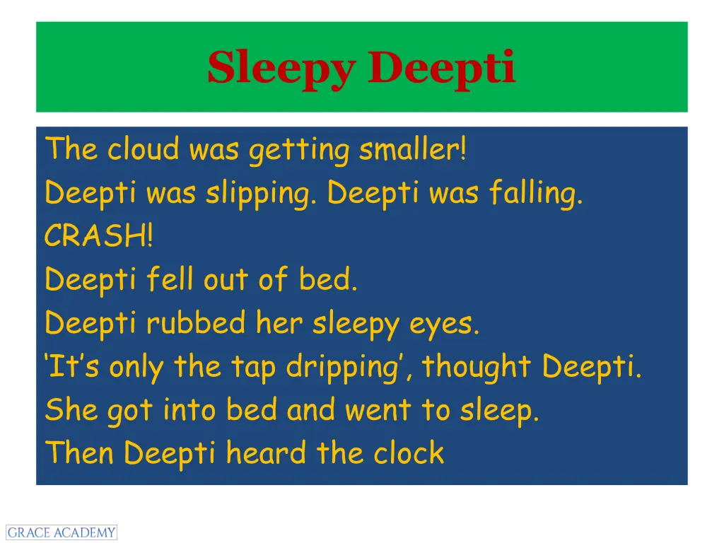 sleepy deepti 5