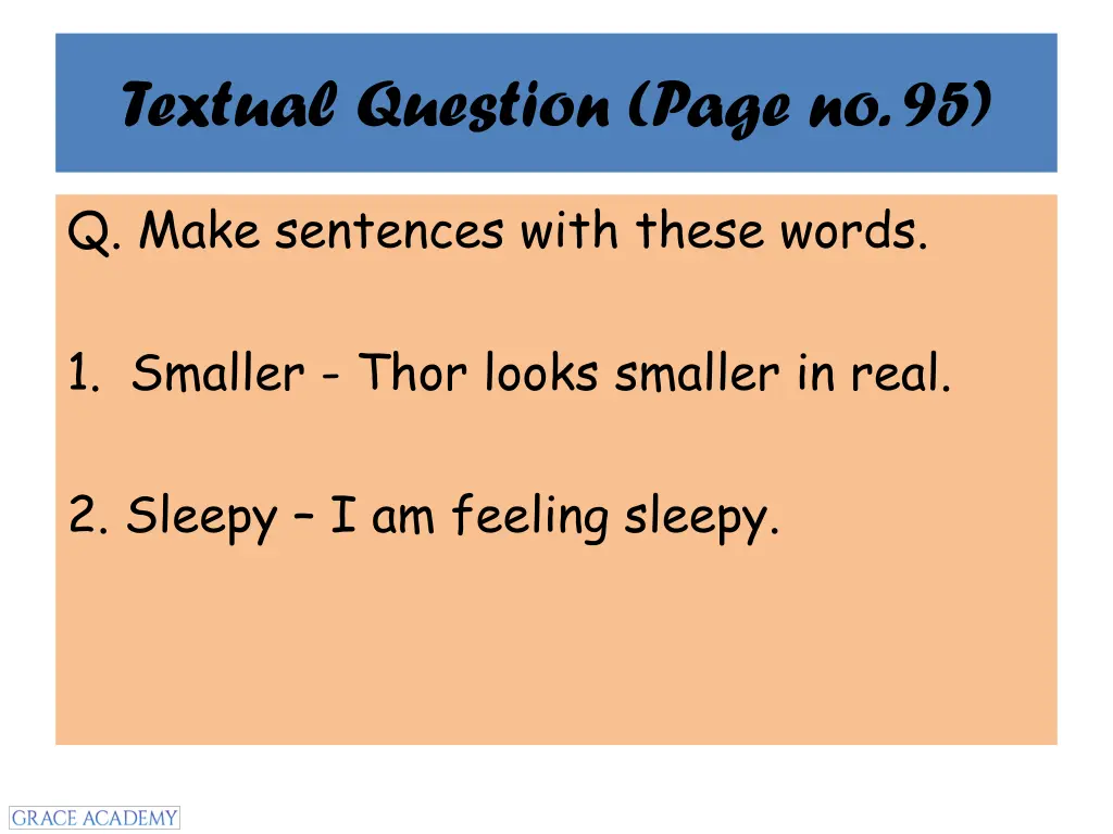 textual question page no 95