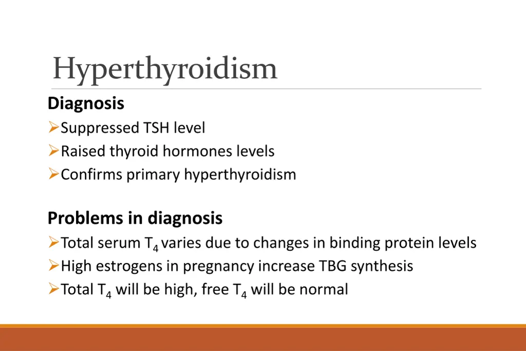 hyperthyroidism diagnosis suppressed tsh level