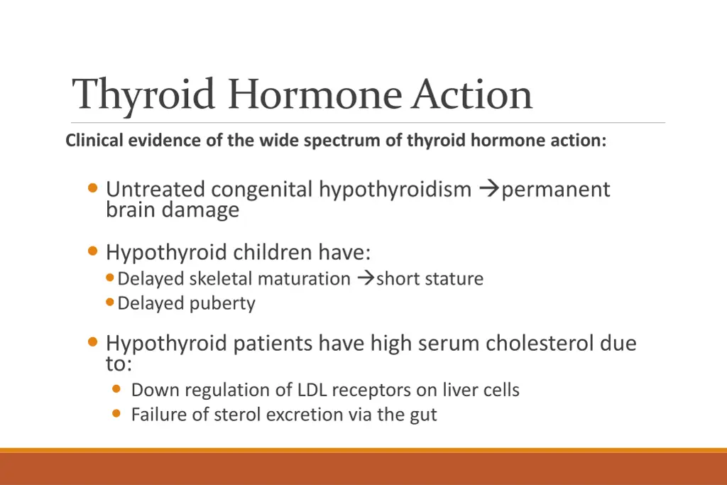 thyroid hormone action 1