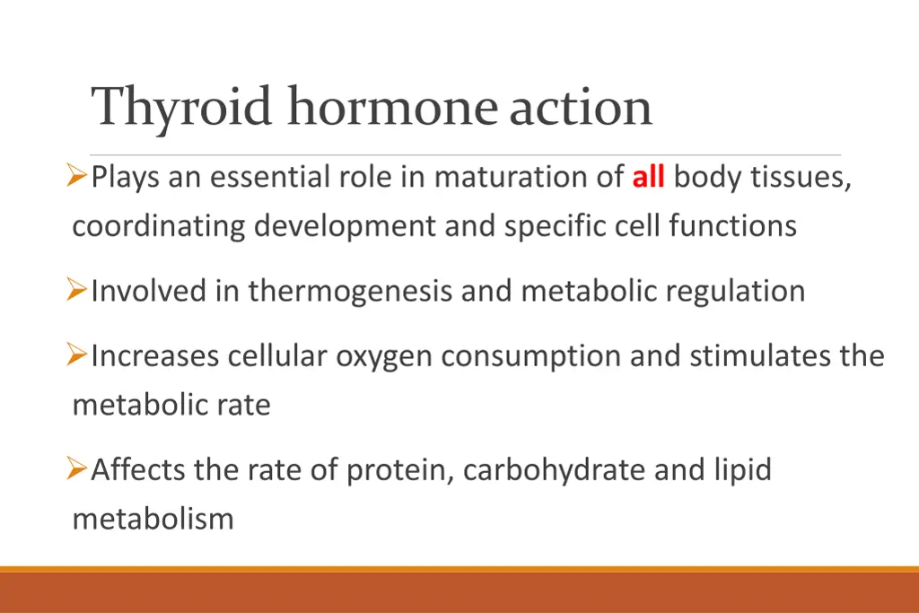 thyroid hormone action