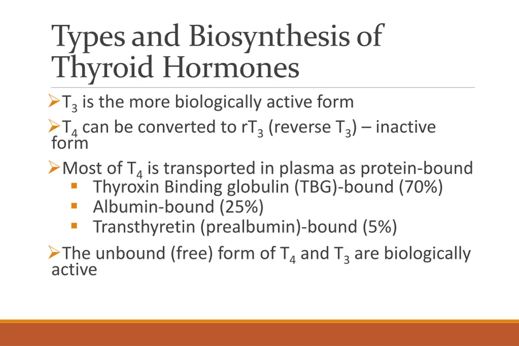 types and biosynthesis of thyroid hormones 1