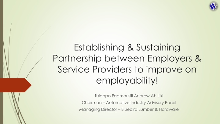 establishing sustaining partnership between