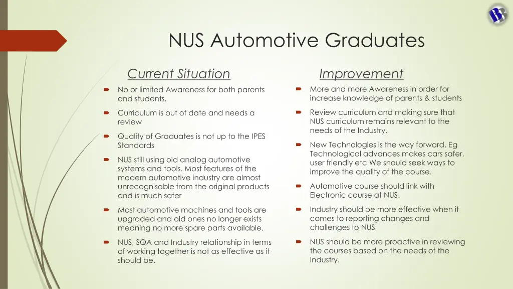 nus automotive graduates