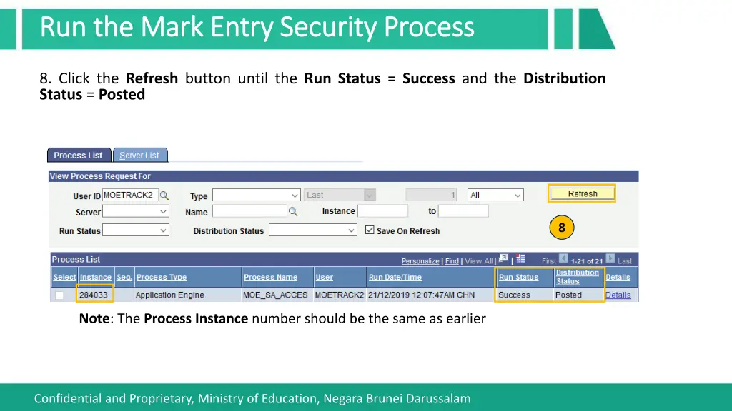 run the mark entry security process run the mark 4