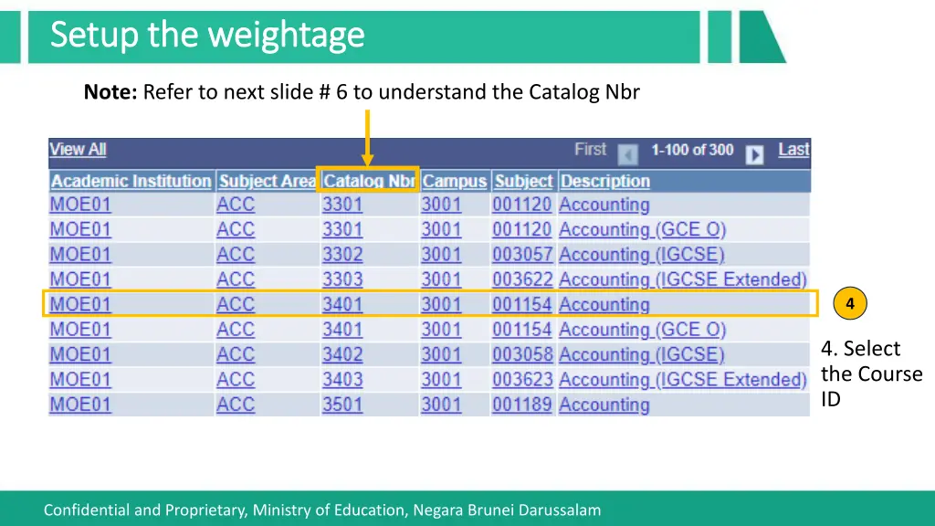 setup the weightage setup the weightage 1